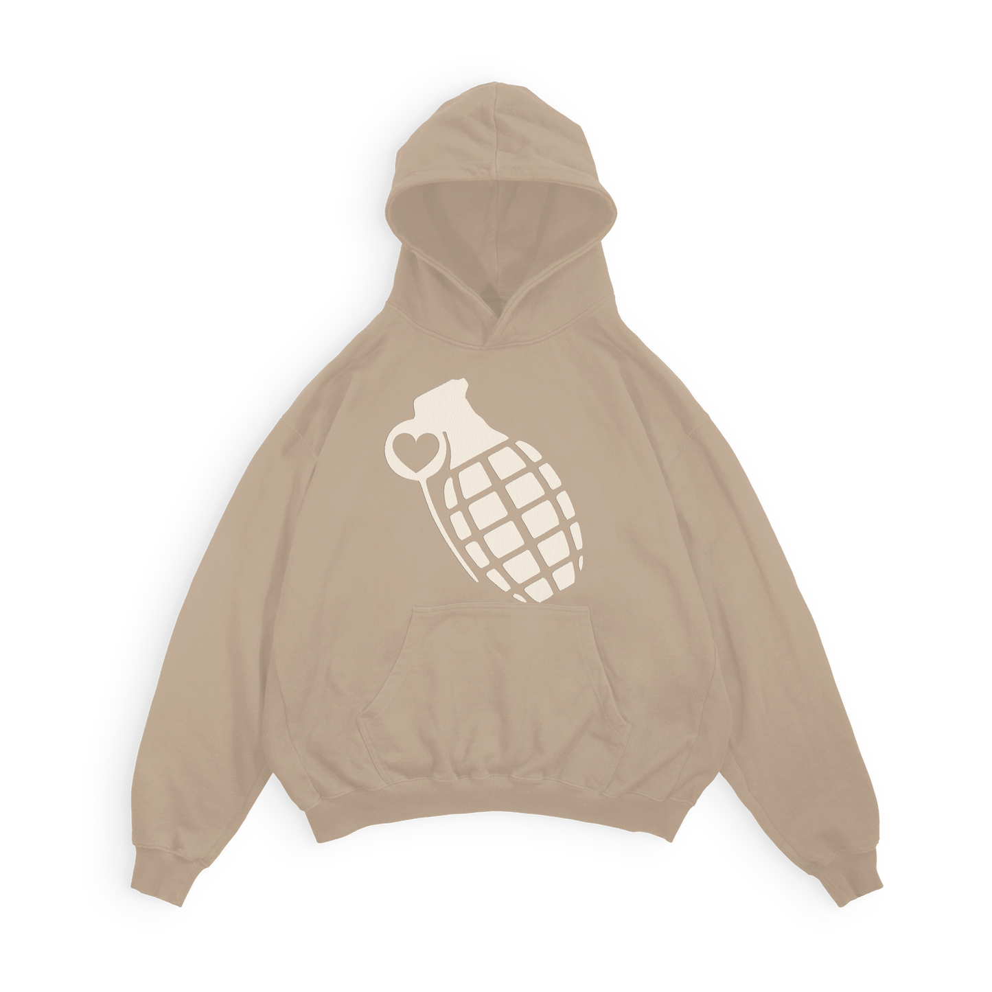 Jesus Saved My Life Hoodie — Sandstone Tan